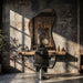 Louvre Mirrors Lyra Frameless Mirror Wall Mounted Barbershop