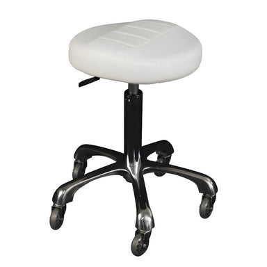 Karma burnie stool white front view